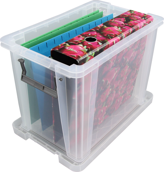 18.5L to 54L File Storage Box - Organize Documents, Office Supplies & Home Files - Perfect for Office, Home Organization & Document Archiving