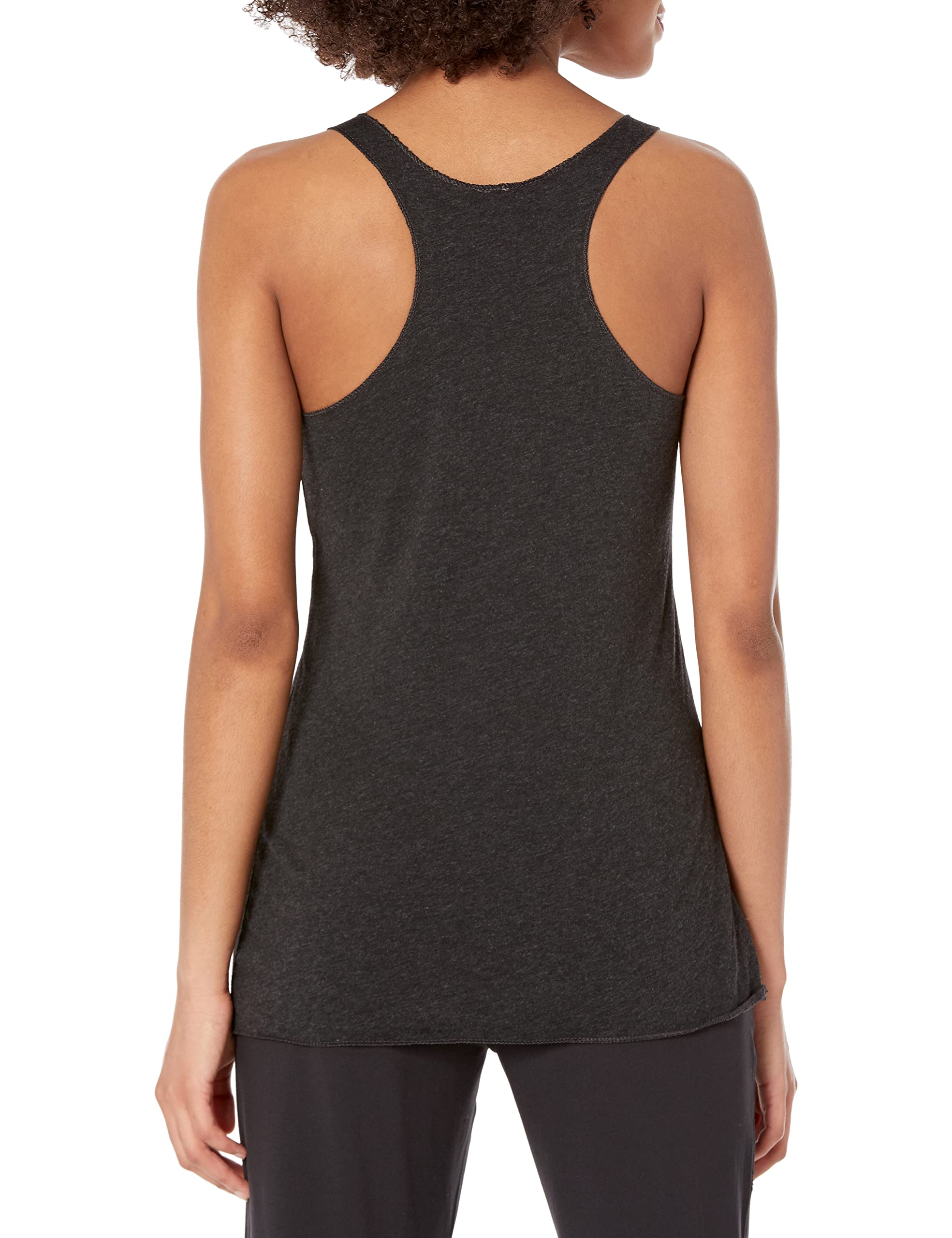 Women's Cow & Chicken Stressed Logo Racerback Tank Top | Soft & Comfortable Fast Fashion Top for Casual Wear, Gym, or Summer Outfits