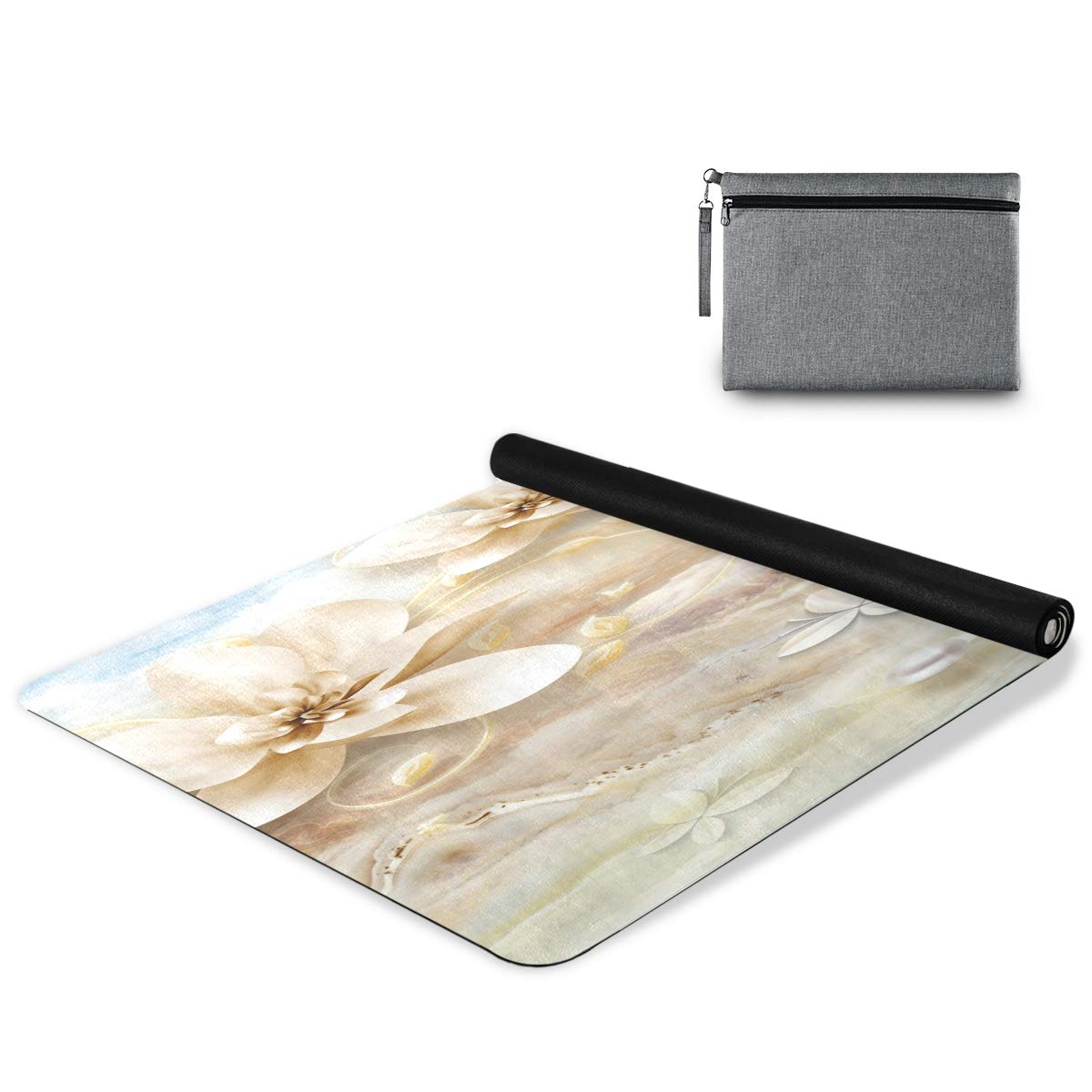 Abstract Triangle Yoga Mat - Non-Slip for Yoga, Pilates & Workouts
