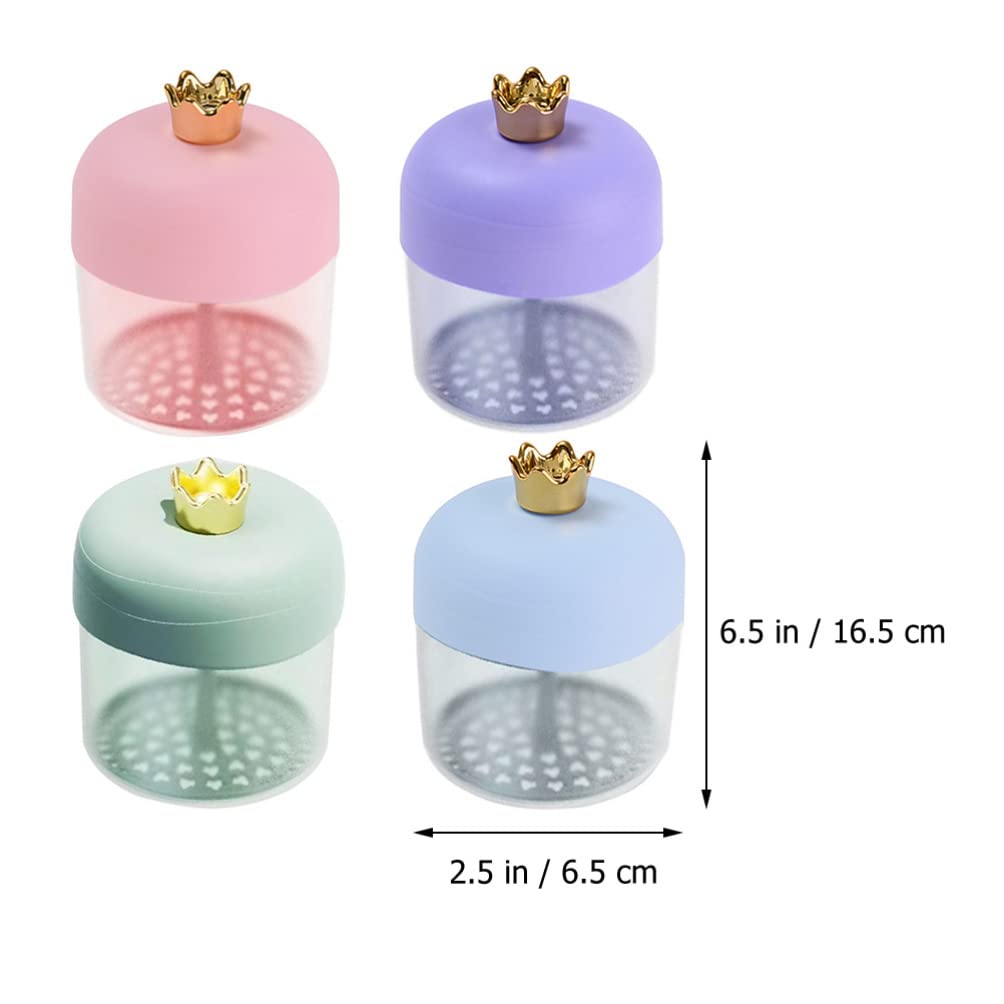 LALAFINA 4pcs Travel Foam Maker for Face Wash | Portable Facial Cleanser Tool | Perfect for Skincare Routine & Travel