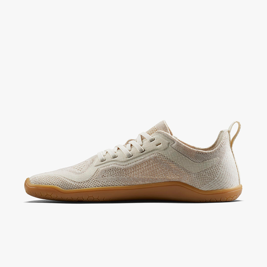 Vivobarefoot Women's Primus Lite Knit Natural - Barefoot Shoes for Women | Lightweight & Flexible Minimalist Footwear | Perfect for Running, Yoga & Everyday Wear