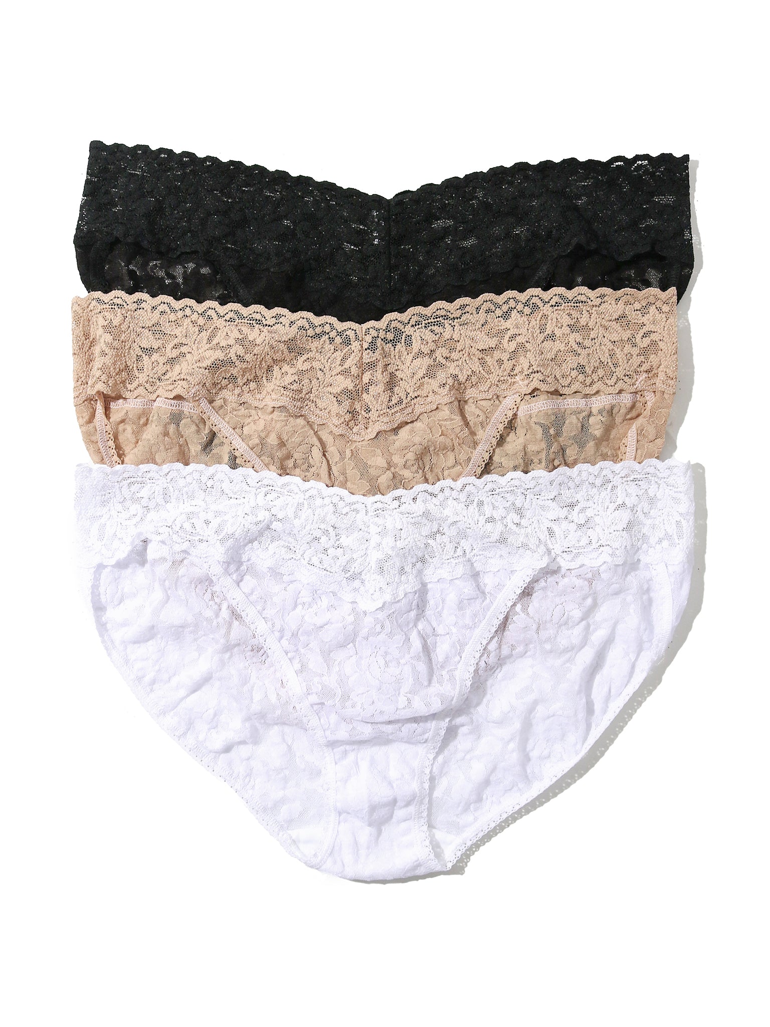3 Pack Signature Lace Bikini Set - Sexy Swimwear for Women, Adjustable Triangle Top & High Waist Bottom - Perfect for Beach, Pool Party & Summer Vacation