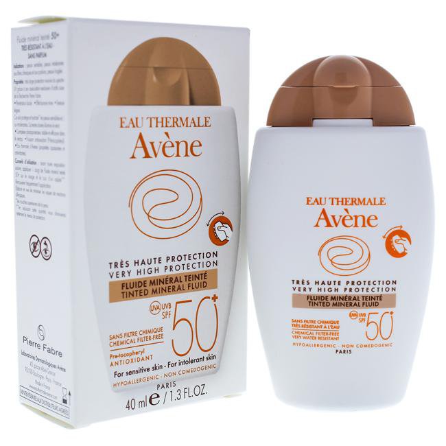 Natural Mineral Tinted Sunscreen SPF 50+ - Lightweight Daily Face Moisturizer with Tinted Coverage for Sensitive Skin | Perfect for Outdoor Activities & Everyday Sun Protection
