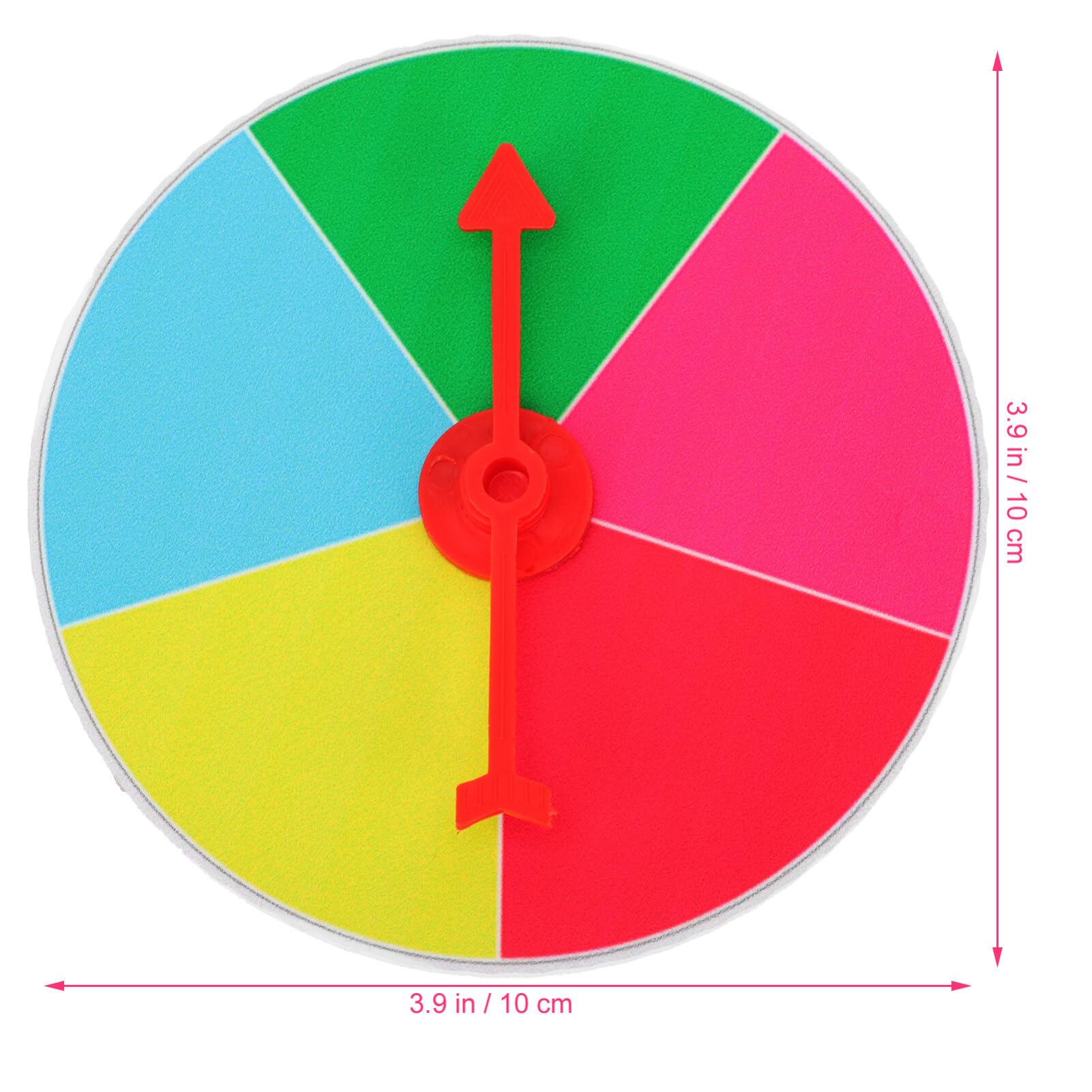 Gadpiparty Prize Wheel Slots - Wall Mount Spinning Wheel Game for Parties & Events - Reusable Turn Plate with 10 Slots - Perfect for Carnival, Casino Nights & Fundraisers