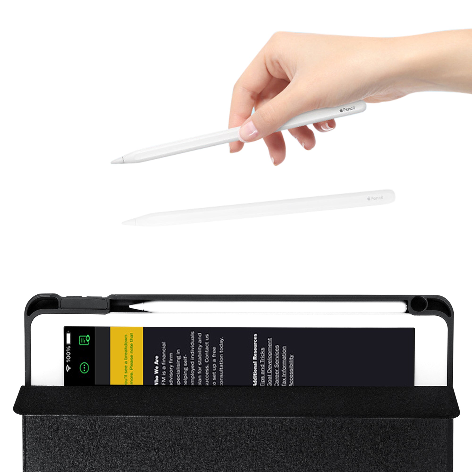 360° Rotating iPad Pro Case with Stand - Premium Protective Cover for Work & Study | Perfect for Office, School & Travel Use
