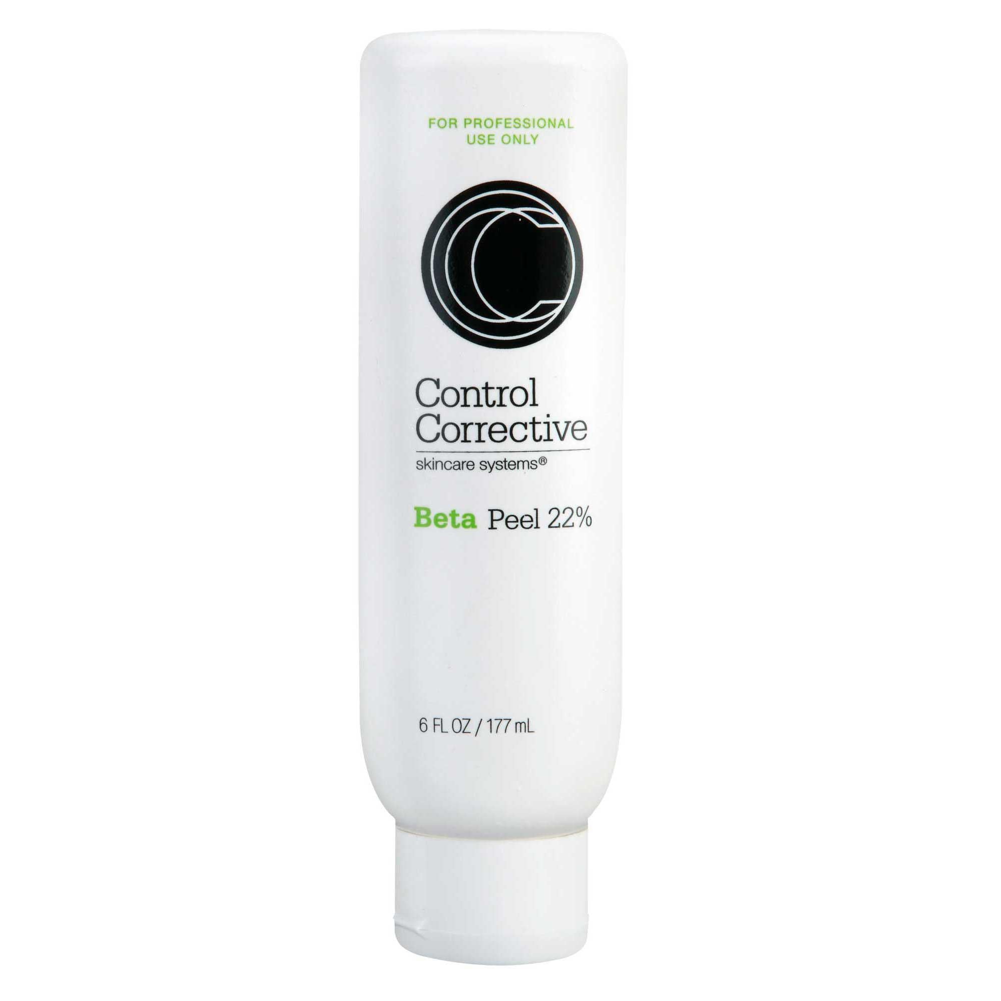 Control Corrective Beta Peel 22% - 6 fl oz Exfoliating Facial Treatment for Acne & Anti-Aging | Professional-Grade AHA/BHA Peel for Clear, Smooth Skin | At-Home Chemical Peel for Face & Body