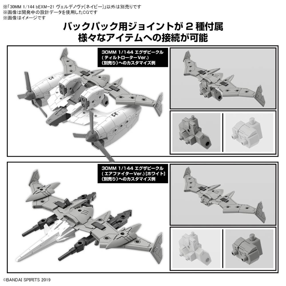 Bandai 30 Minutes Missions 30MM #64 1/144 Scale bEXM-21 Verdenova Navy Model Kit - Perfect for Collectors & Sci-Fi Builders