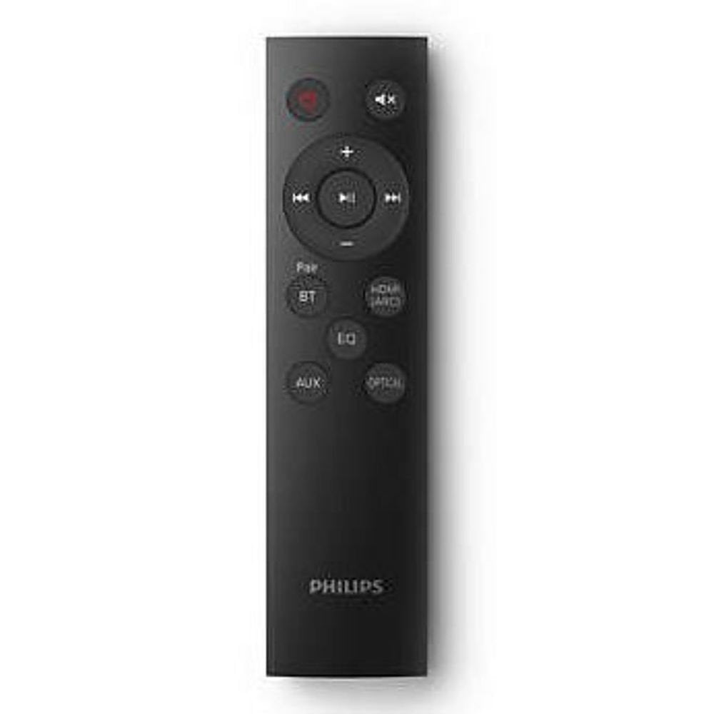 Philips TAB5305/37 2.1 Channel Soundbar with Wireless Subwoofer - Premium Home Theater Audio System for TV, Movies & Gaming (Black)