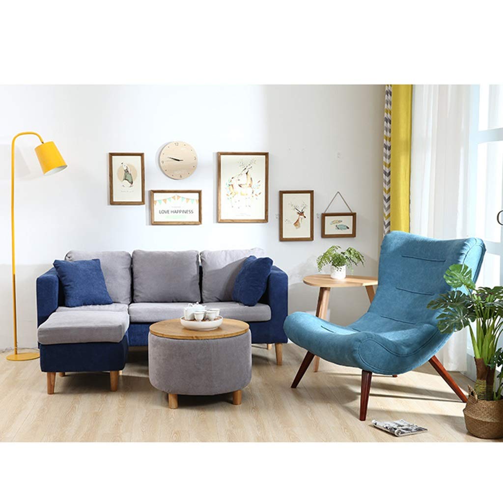 BDDIE Round Wooden Side Table with Storage - End Table, Coffee Table, Nightstand for Living Room, Bedroom, Small Spaces - Perfect for Corner, Sofa & Compact Areas (Style2)
