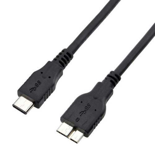 1M USB Type C to Micro B 3.0 Fast Charging & Data Sync Cable - Compatible with Samsung Galaxy, External Hard Drives & More