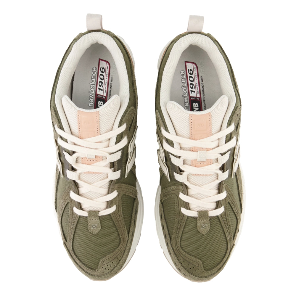 New Balance 1906F Running Shoes for Men & Women - Lightweight Olive Sneakers for Jogging, Gym Workouts & Casual Wear
