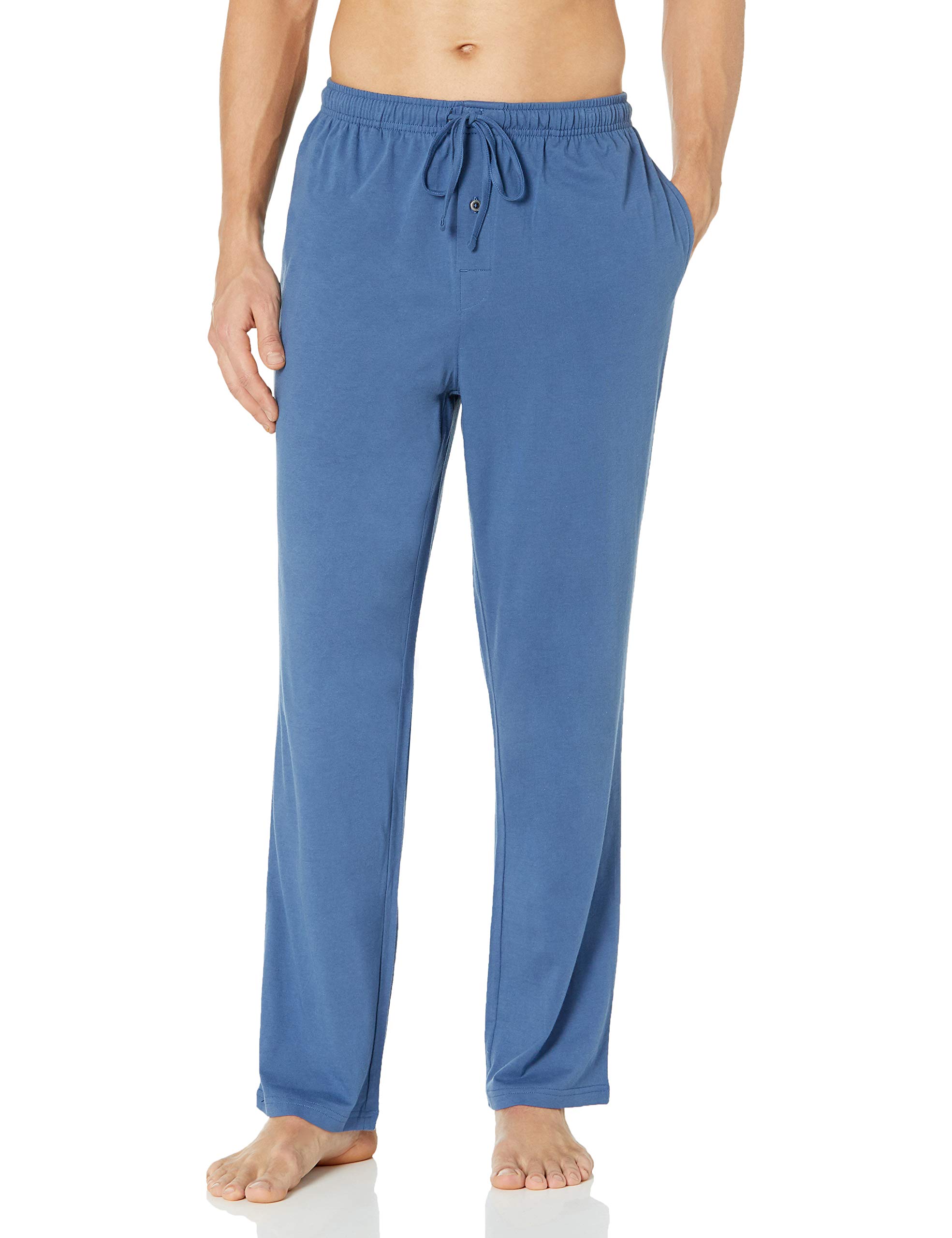 Amazon Essentials Men's Soft Cotton Knit Pajama Pants - Comfortable Sleepwear for Lounge & Nighttime Relaxation at Home