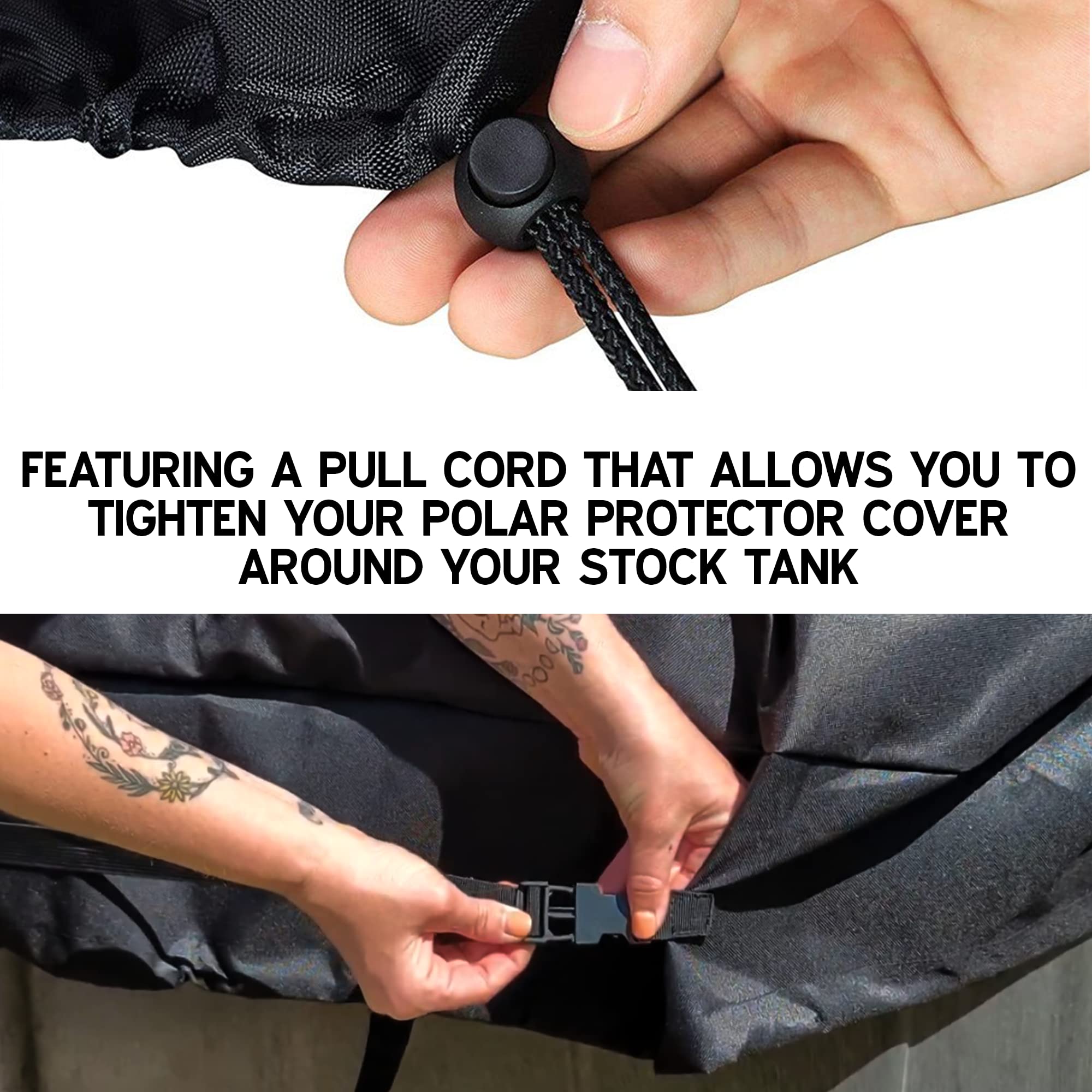 100 Gallon Oval Stock Tank Cover - Waterproof & Rip-Proof Ice Bath Cover for Cold Water Therapy | Heavy-Duty Protection to Keep Tanks Clean | Perfect for Home Ice Baths, Livestock Water Tanks & Outdoor Storage