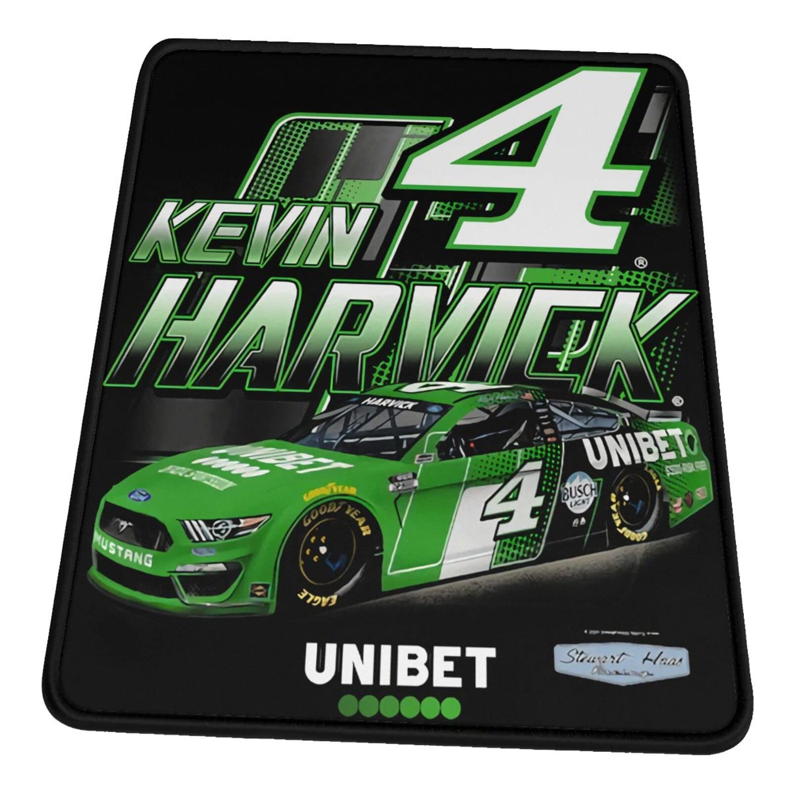 Kevin Harvick #4 Racing Mouse Pad - Non-Slip Water Resistant Desk Mat for Laptop & Office Computer Accessories | Perfect for Gaming, Work & Home Office Setup