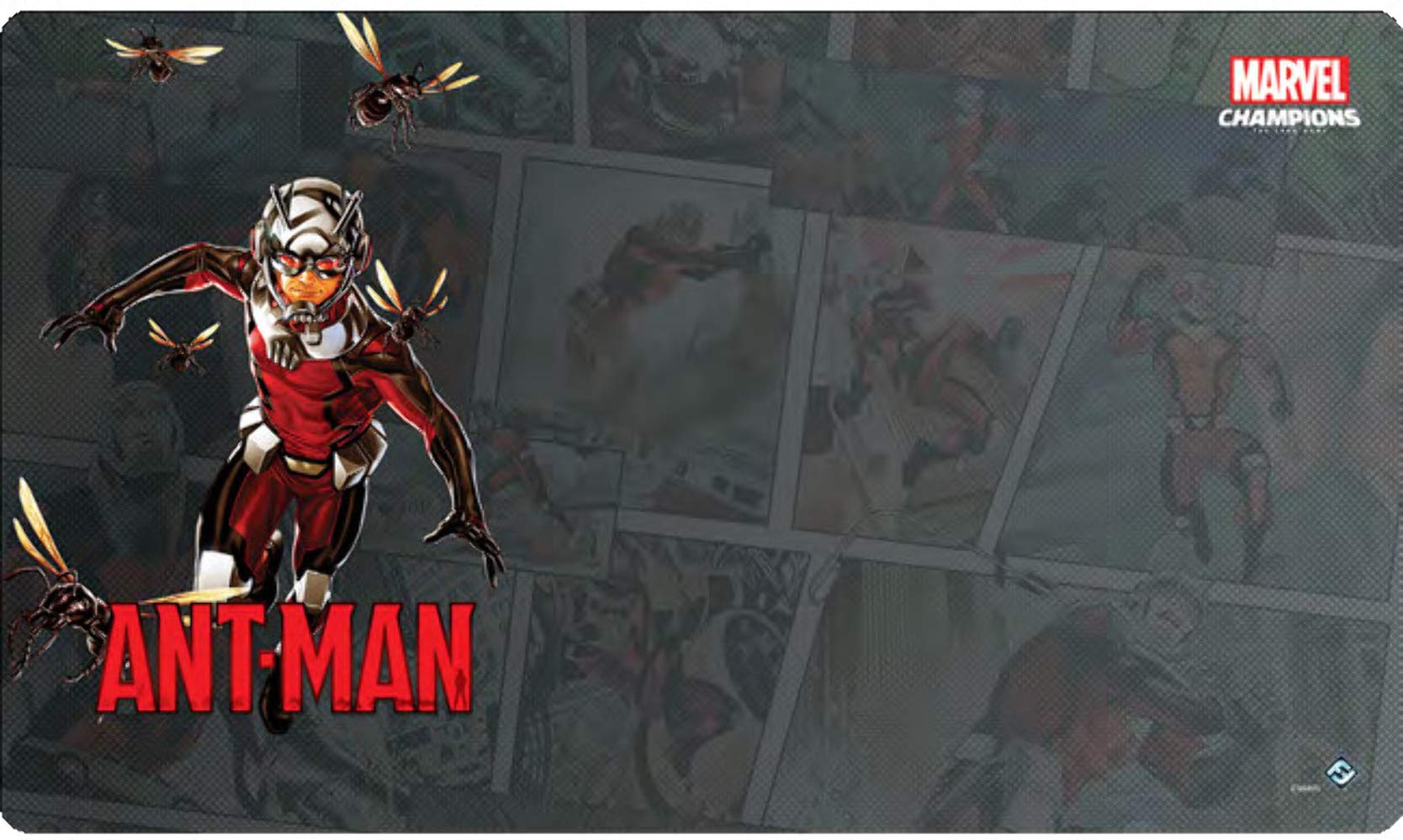 Marvel Champions LCG: Ant-Man Game Mat - Official Playmat for Card Games | Perfect for Marvel Deck Building & Strategy Games | Home Gaming & Tournament Use
