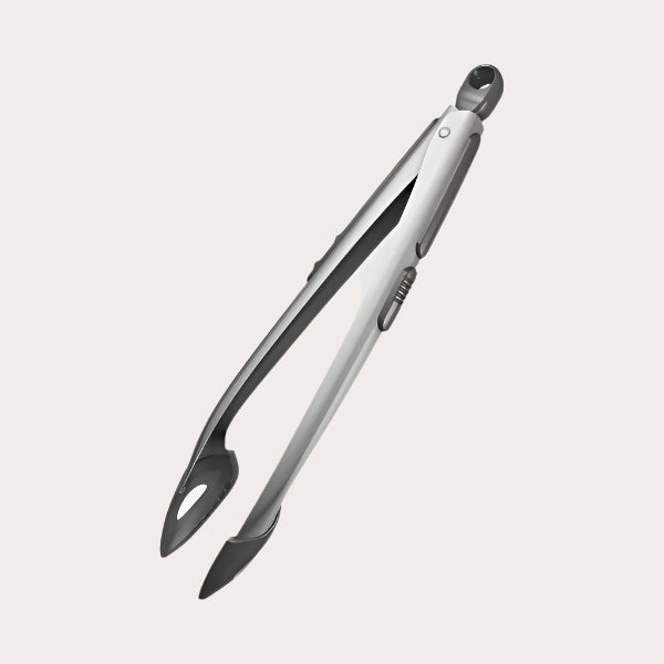 Premium Silicone Tipped Kitchen Tongs - Heat Resistant, Non-Slip Grip for Cooking, Grilling, and Serving - Perfect for BBQ, Salad, and Pasta