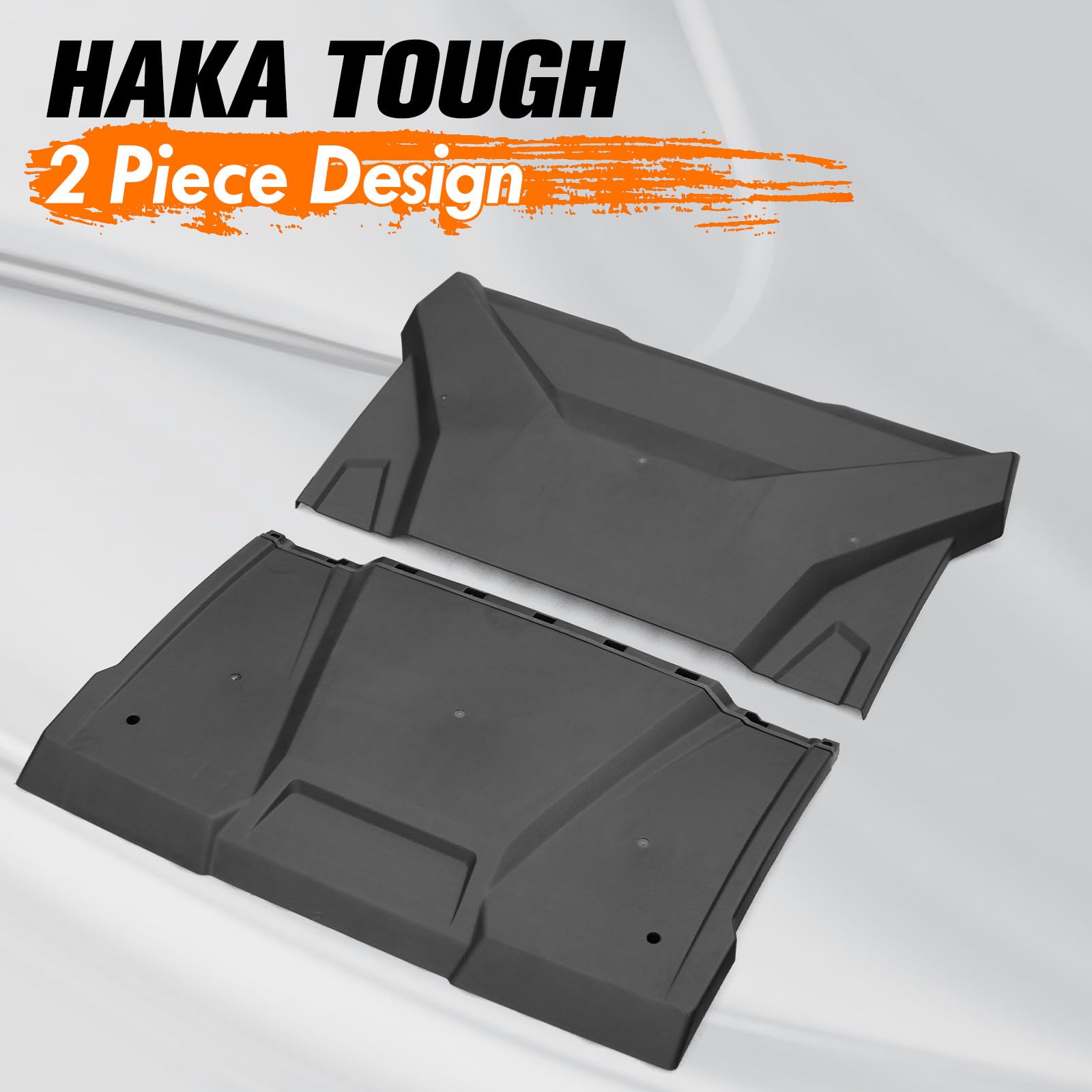 HAKA TOUGH Sport Roof for Polaris RZR Trail S 1000 & 900 (2021-2024) | 2-Piece Hard Coat Plastic Replacement Top | OEM 2884729 Compatible | Perfect for Off-Roading & Trail Adventures