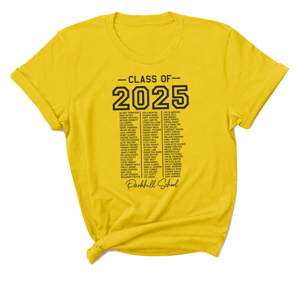 Class Of 2025 Graduation T-Shirt - High School Senior Gift - Comfortable Cotton Shirt for Graduation Parties & College Prep