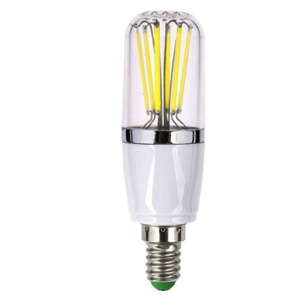 12V LED Edison Bulb E14 - 6W (40W Halogen Equivalent) Non-Dimmable Cool White Filament Candle Light Bulbs - Pack of 10 Energy-Saving A+ Class - Perfect for Chandeliers, Wall Sconces, and Vintage Style Lighting Fixtures