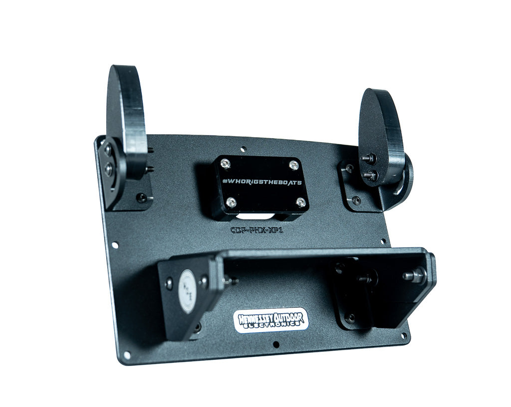 H.O.E. Single Console Mount System for Phoenix 5 Gauge (10.75W x 7.75H) - Perfect for Marine, Boating, and Dashboard Instrument Installation