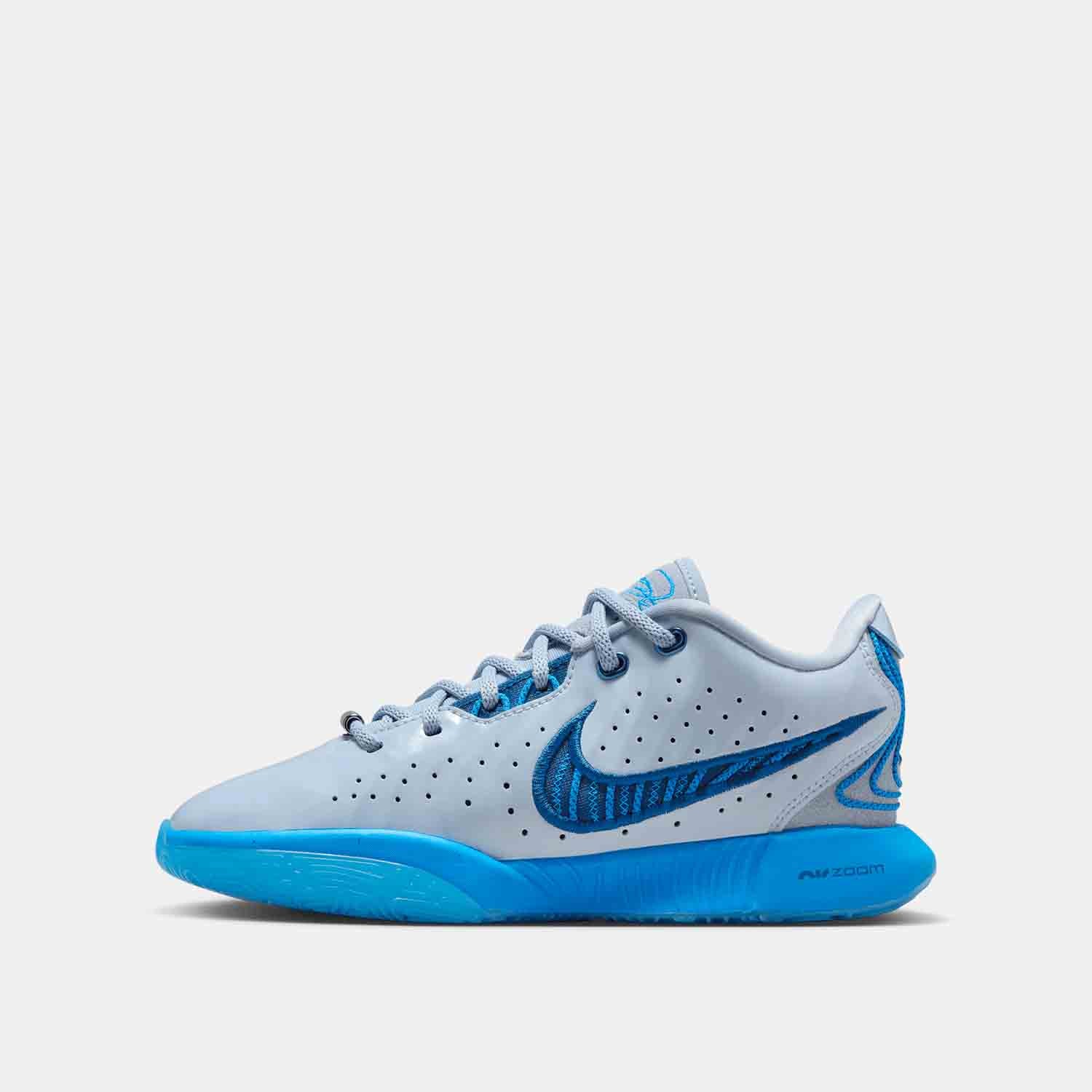 LeBron XXI Kids Basketball Shoes - Light Armory Blue | High-Performance Sneakers for Boys & Girls | Perfect for Training, Games & Casual Wear