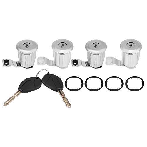 Peugeot Partner & Citroen Berlingo Xsara Car Door Lock Cylinder Set with Keys (2007 Model) - Right Passenger Side RH Barrel Lock Replacement - Perfect for Vehicle Security and Key Replacement Scenarios