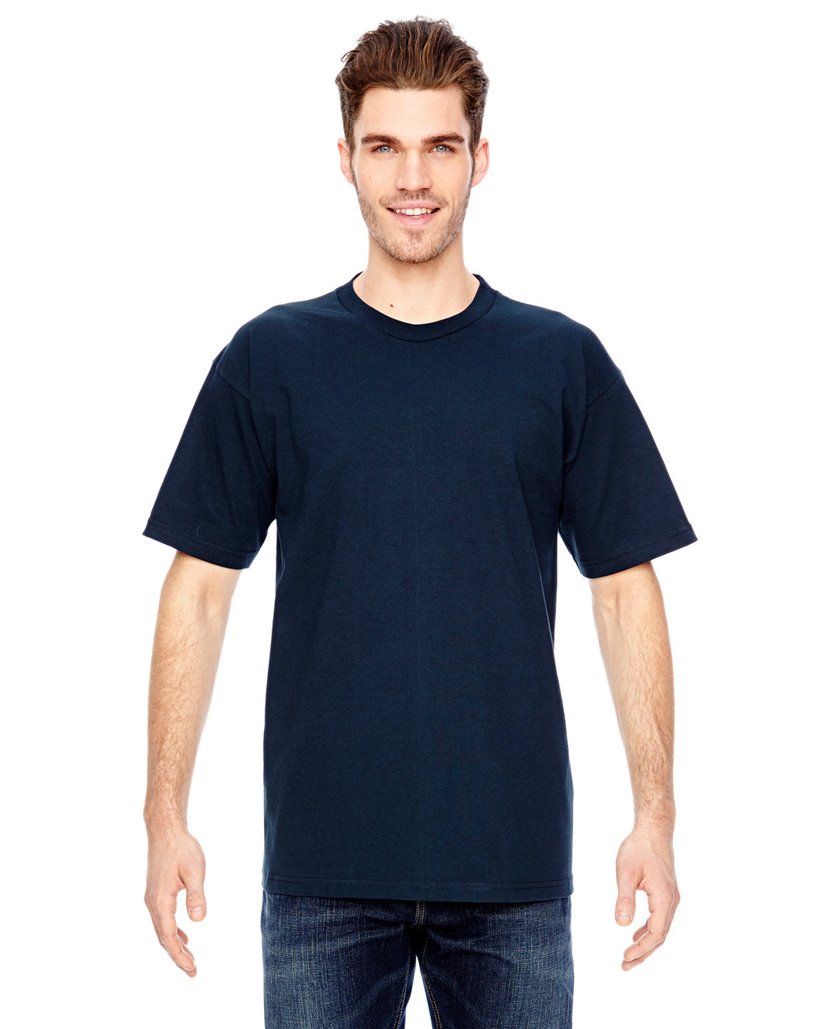 Bayside BA2905 Men's 6.1 oz 100% Cotton Crew Neck T-Shirt - Soft Comfortable Tee for Casual Wear, Work & Everyday Outfits
