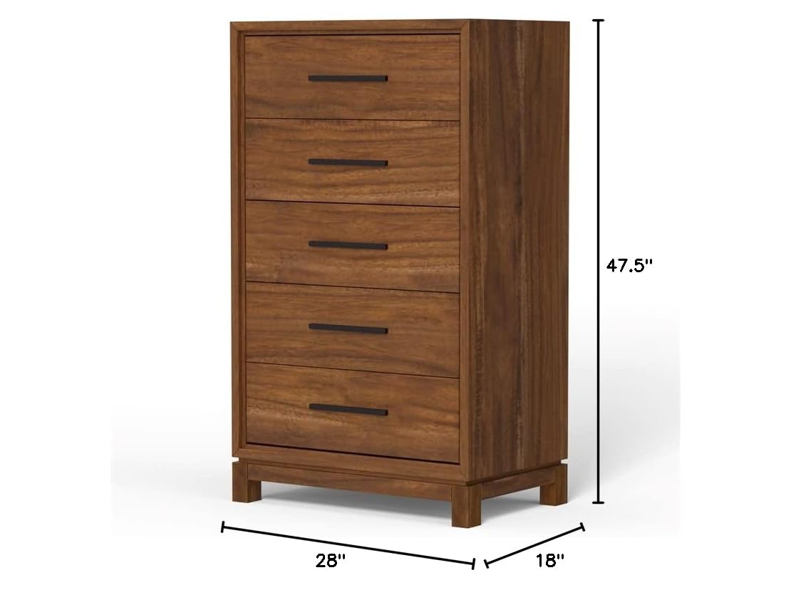 Premium Nova Chest in Honey Maple Finish - Stylish Storage Solution for Bedroom, Living Room & Office Organization