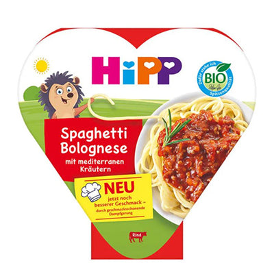 Organic HiPP Spaghetti Bolognese for Toddlers - 250g Healthy Baby Food (12+ Months) | Perfect for Lunch, Dinner & On-the-Go Meals