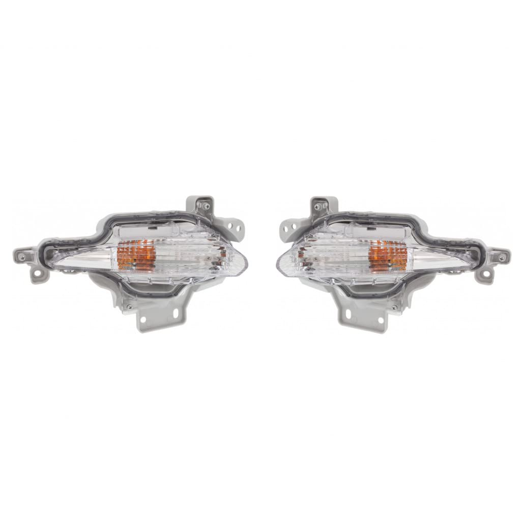2017-2018 Mazda 3 LED Turn Signal Lights Pair - Front Left & Right Side (MA2530121, MA2531121, B63C51360A, B63C51350A) - Easy Installation for Enhanced Visibility & Safety | Perfect for Daily Commuting & Night Driving