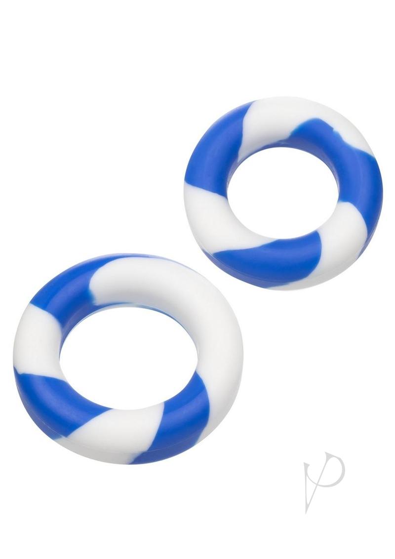 Premium Silicone Cock Ring Set (2-Pack) - Multi-Color for Enhanced Pleasure & Performance - Perfect for Couples & Solo Play