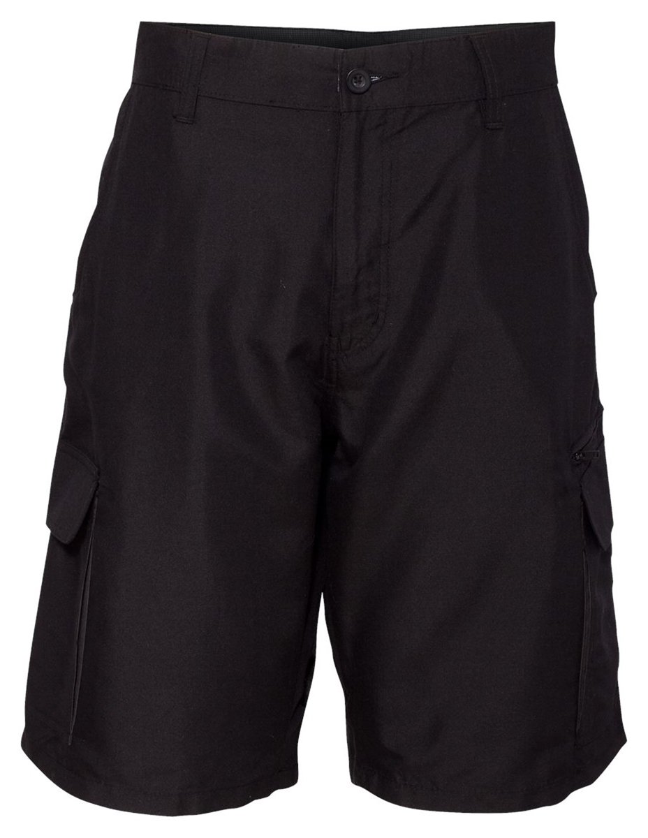 Burnside Men's Quick-Dry Microfiber Athletic Shorts - B9803-34 - Black - Perfect for Gym, Running & Summer Outdoor Activities