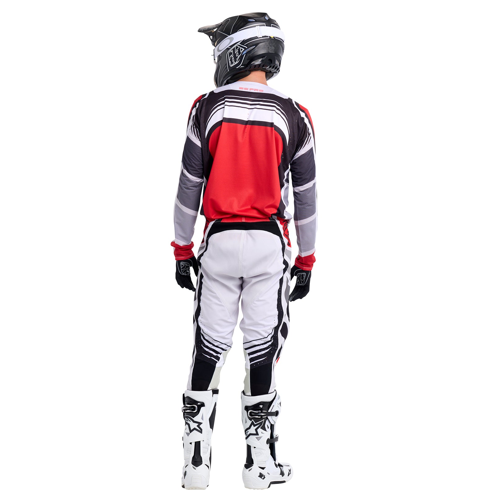 SE Pro Jersey Wavez Off White / Red - Stylish and Comfortable Sports Jersey for Men - Perfect for Basketball, Football, and Casual Wear