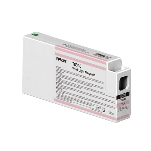 Epson Vivid Light Magenta UltraChrome HD/HDX Ink Cartridge - 150ml (T834600) | High-Quality Printer Ink for Professional Photo Printing & Graphic Design