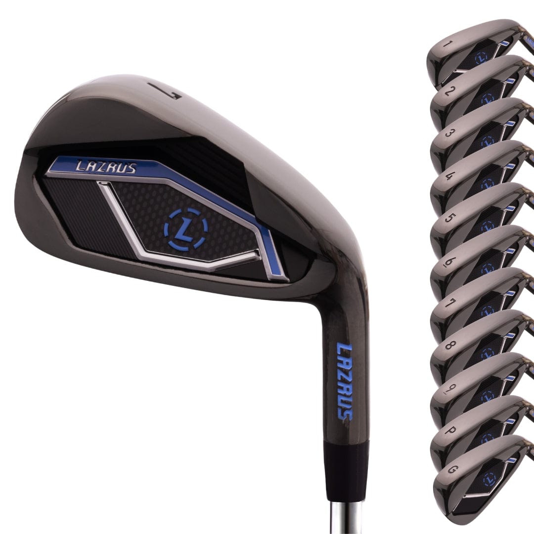 Lazrus Golf LAZ2 2025 Irons Set - Premium Forged Golf Clubs for Men & Women - Perfect for Driving Range, Course Play & Tournament Training