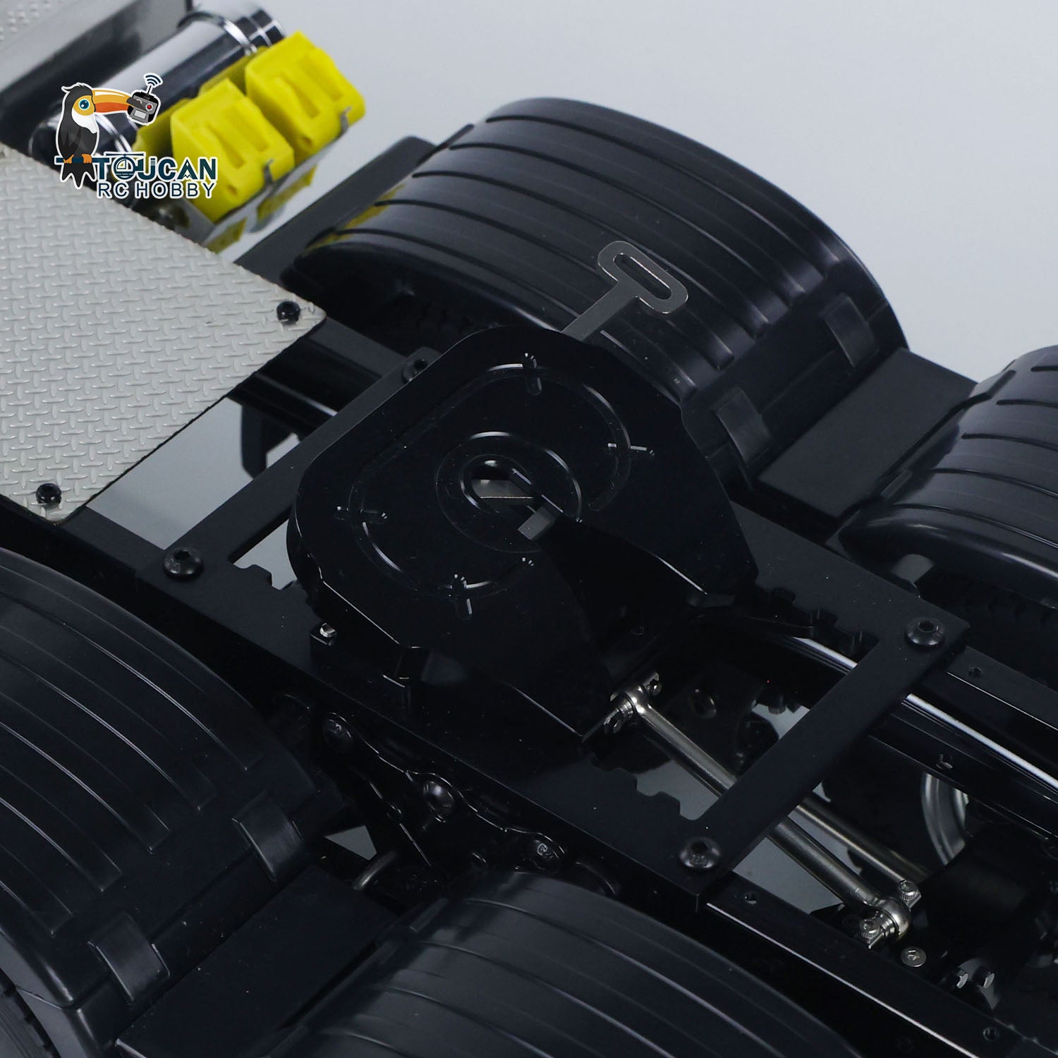 1/14 Scale 6x6 RC Tractor Truck - 2-Speed Metal Gearbox, Lockable Differential Axles, Ready-to-Run with Battery & Radio - Compatible with TAMIYA Trailers | Fast Free Shipping | Perfect for Off-Road Adventures, Construction Site Play & RC Truck Racing