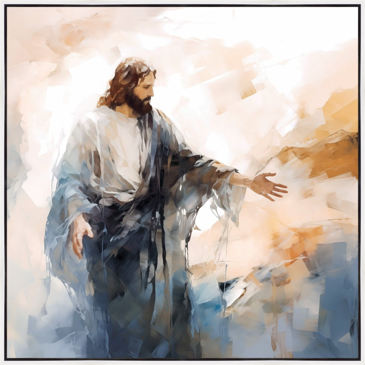 Come Unto Me Large Wall Art Gallery Wrap Canvas - Inspirational Christian Home Decor for Living Room, Bedroom & Office - Perfect Gift for Religious Holidays & Spiritual Spaces