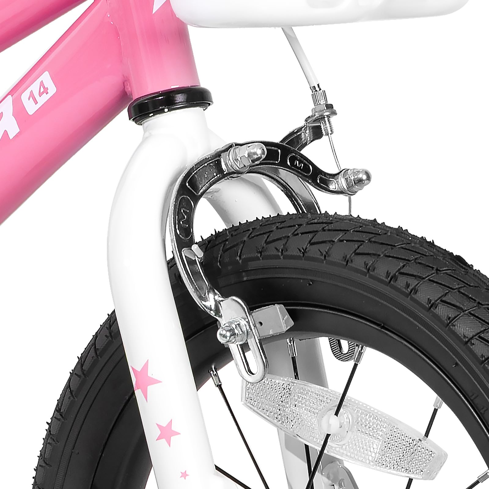 JOYSTAR Pluto 12 14 16 18 20 Inch Kids Bike with LED Training Wheels - Adjustable Children's Bicycle for Boys & Girls Ages 3-12 - Lightweight & Durable for Neighborhood Rides, Park Adventures & Learning to Ride - Multiple Colors Available