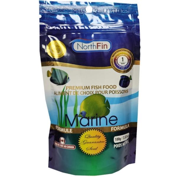NorthFin Marine Formula Premium Fish Food - High Protein Pellets for Saltwater & Reef Aquarium Fish - Ideal for Clownfish, Tangs, Angelfish & Coral Nutrition
