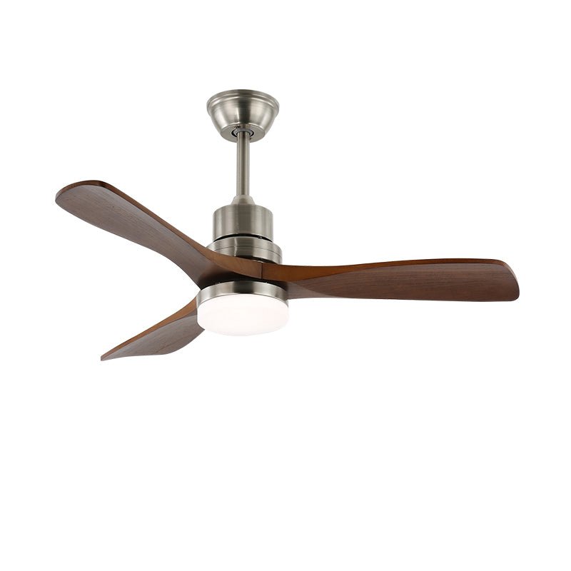 Model A Brushed Nickel & Walnut