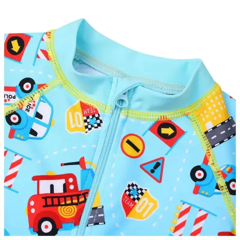 One Piece Baby Swimwear for 0-6 Years Old | UV Protection Kids Swimsuit for Boys & Girls - Perfect for Beach, Pool & Summer Water Activities