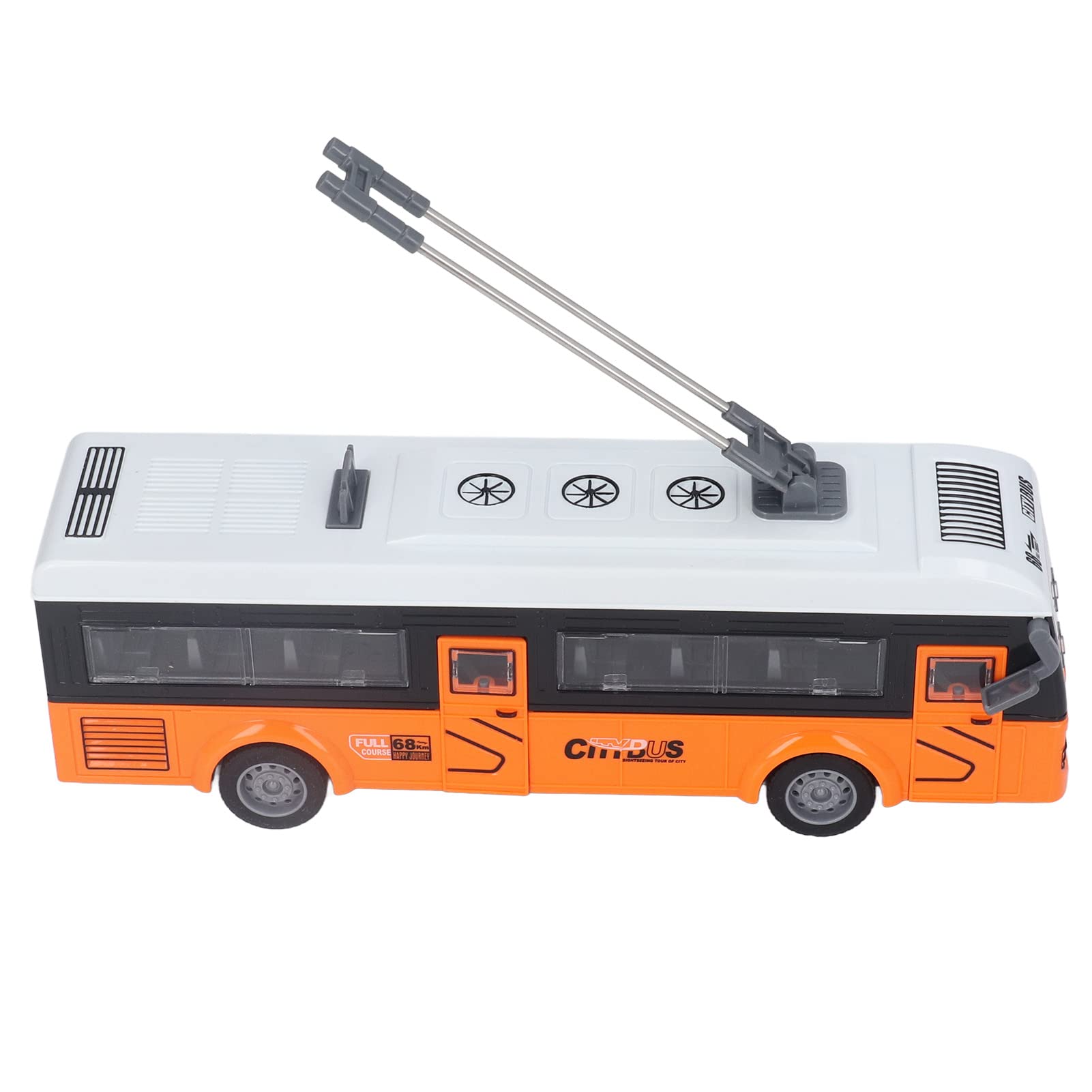 Smart 4CH Remote Control School Bus Toy for Kids - Realistic RC Sightseeing Bus Simulation with LED Lights | Perfect for Indoor Play, Birthday Gifts & Educational Pretend Play