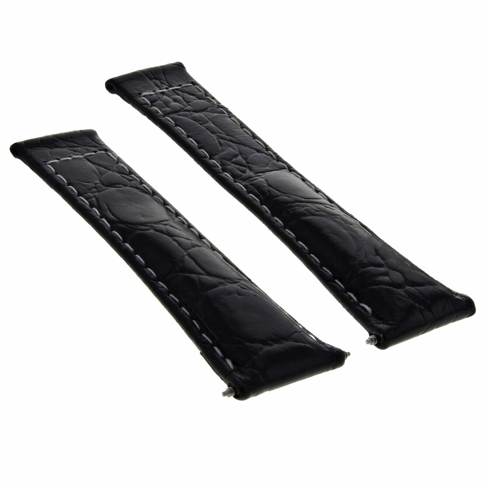 20mm Genuine Leather Watch Band Strap for Rolex Daytona - Stainless Steel Buckle - Durable & Stylish Replacement Watchband for Men & Women - Perfect for Business, Casual & Formal Occasions