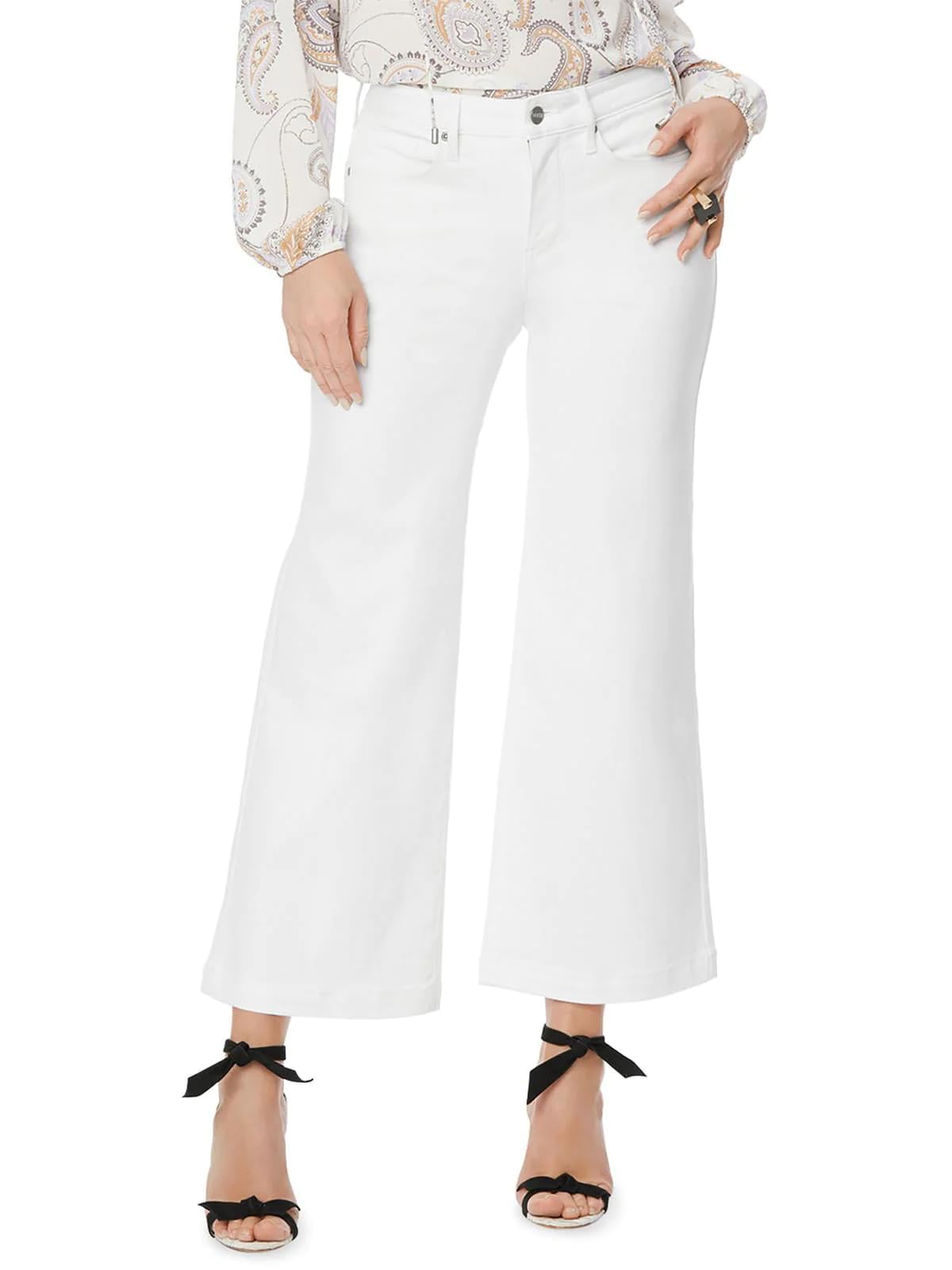 NYDJ Women's Teresa Wide Leg Ankle Jeans - Comfortable Stretch Denim Pants for Casual Wear & Office Outfits | Perfect for Everyday Style & Business Casual Looks