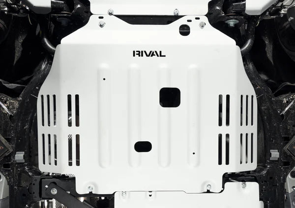 RIVAL 4X4 Heavy Duty Aluminum Transmission Skid Plate for 2024+ Toyota Tacoma - Off-Road Protection & Underbody Shield for Adventure & Rock Crawling