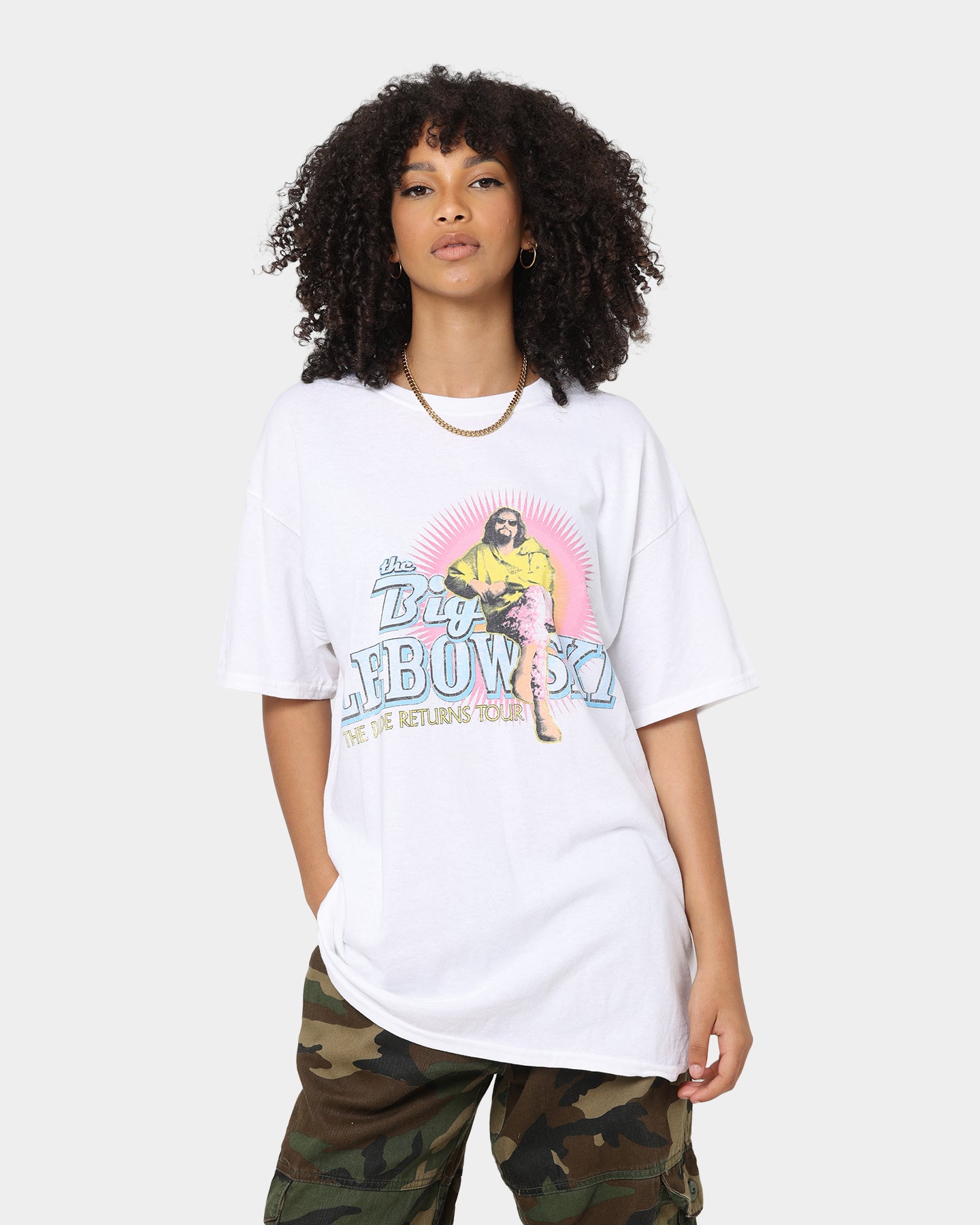 The Big Lebowski T-Shirt - White Cotton Vintage Tee for Men & Women | American Thrift Inspired | Perfect for Casual Wear, Movie Nights & Fan Gifts