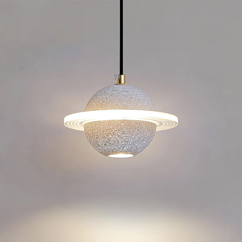 Artsy Planet Pendant Light - Modern Celestial Ceiling Fixture for Bedroom, Living Room & Nursery Decor | Solar System Inspired Lighting for Home & Office