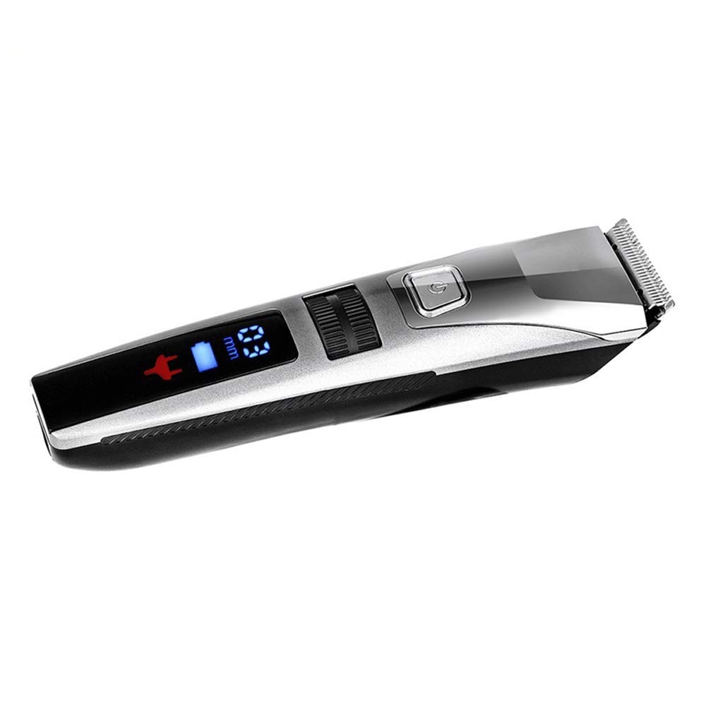 Rechargeable Electric Nose Hair Trimmer & Eyebrow Groomer - Adjustable Digital Beard Shaver with Combs for Men | Professional Grooming Kit for Facial Hair, Nose Hair & Eyebrows | Perfect for Travel, Home & Salon Use