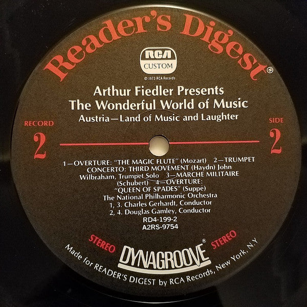 Arthur Fiedler - The Wonderful World Of Music (10xLP Vinyl Box Set, Compilation) - Near Mint or Mint Condition - Perfect for Classical Music Collectors & Audiophiles