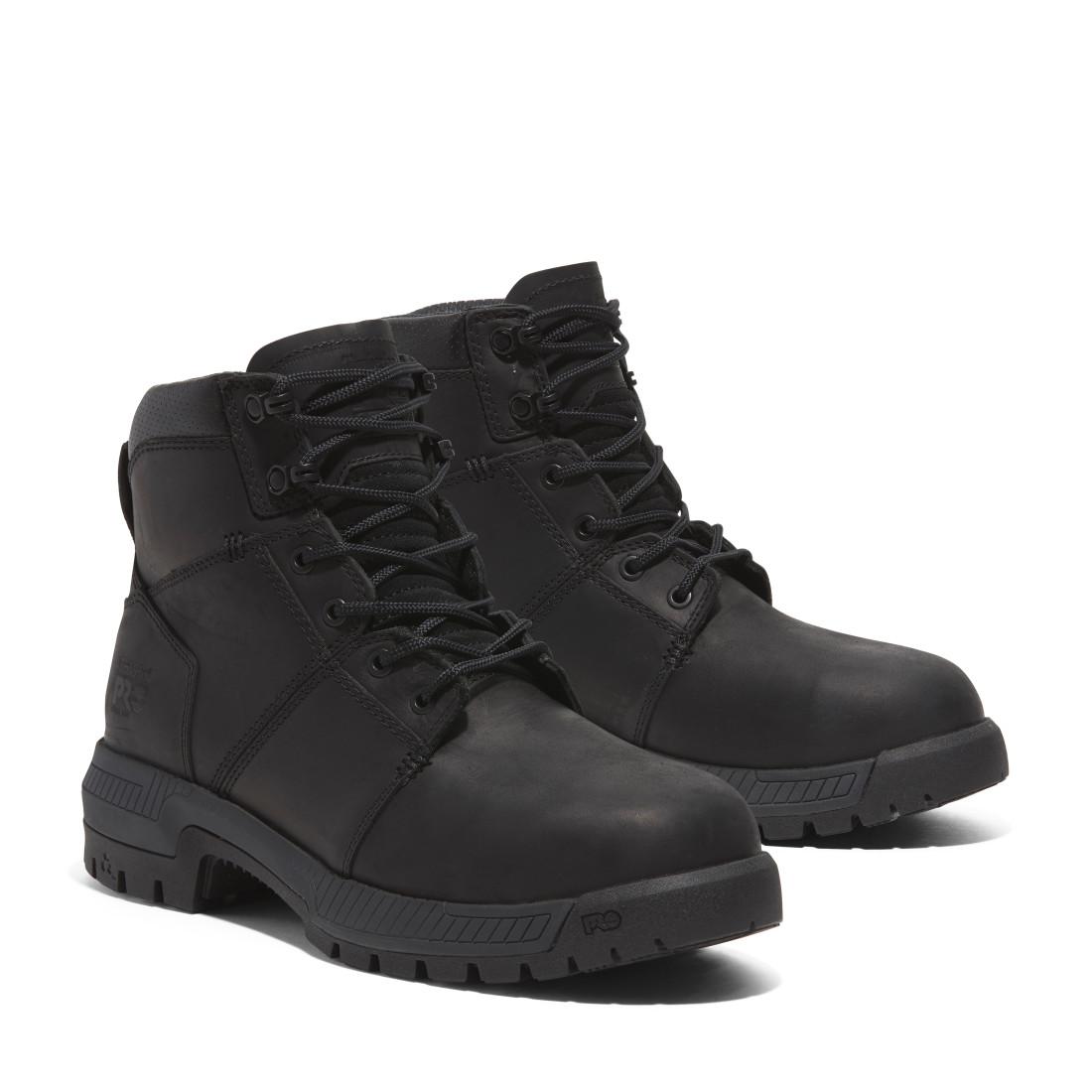 Montauk 6 Inch Steel Toe Work Boots for Men - Waterproof Safety Shoes with Slip Resistant Sole - Ideal for Construction, Warehouse & Outdoor Work